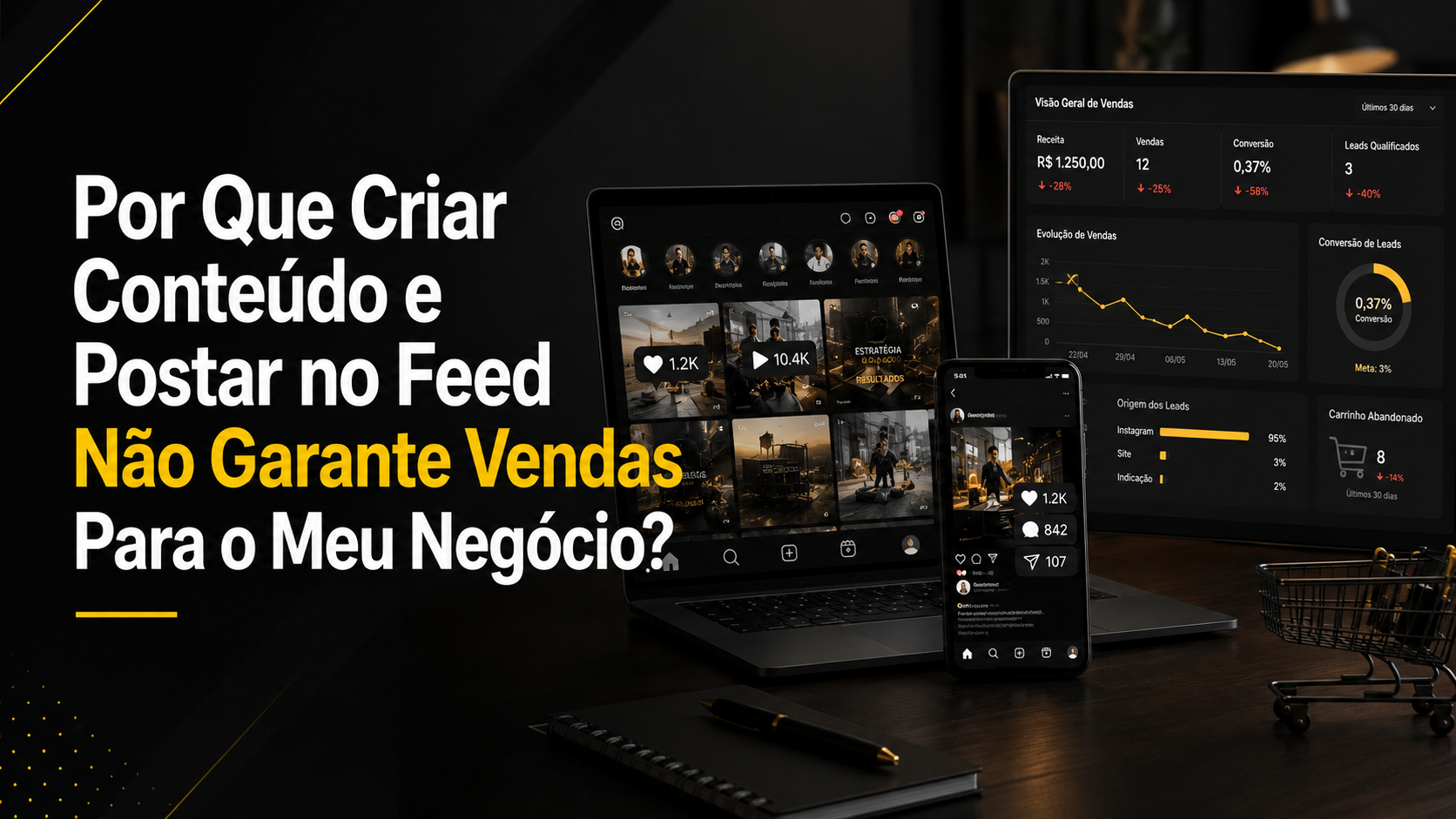 Postar Todo Dia Não Traz Vendas: O Erro no Feed do Pequeno Negócio