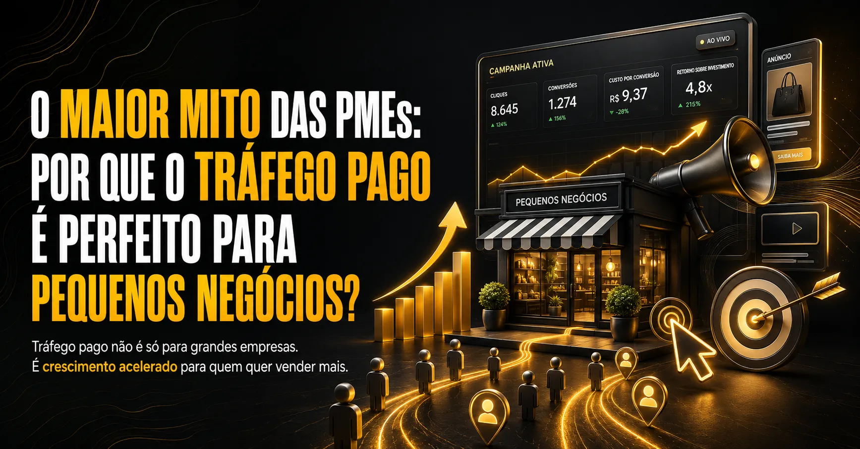 O Maior Mito das PMEs: Tráfego Pago É Só Para Grandes?