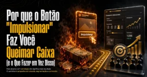 Por Que o Botão "Impulsionar" Faz Você Queimar Caixa?