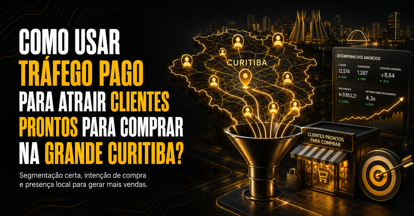Tráfego Pago em Curitiba: Guia Para Vender na Região Metropolitana