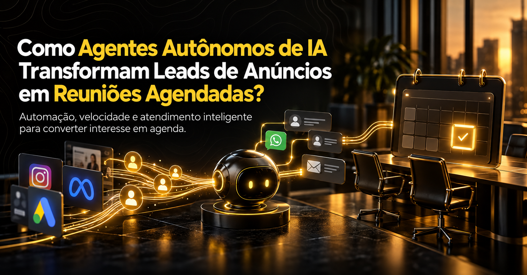 O Vendedor Invisível: Como Agentes de IA Triam e Agendam Vendas