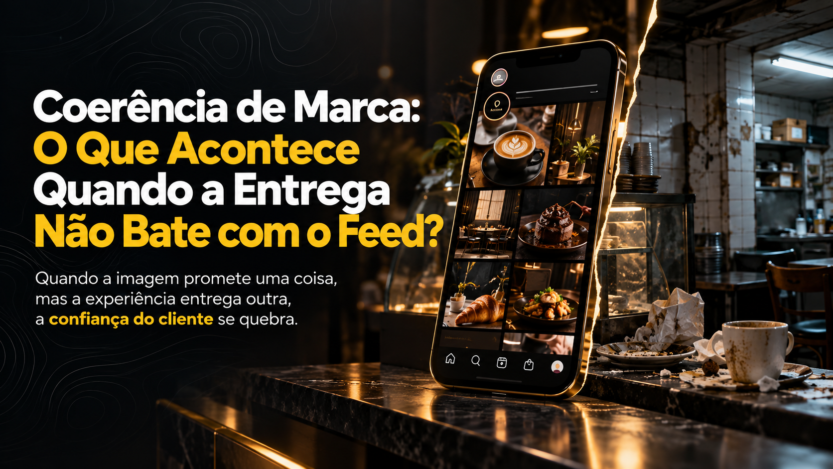 Coerência de Marca: O Que Acontece Quando a Entrega Não Bate com o Feed?